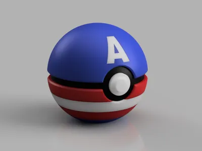 Pokéball Captain America