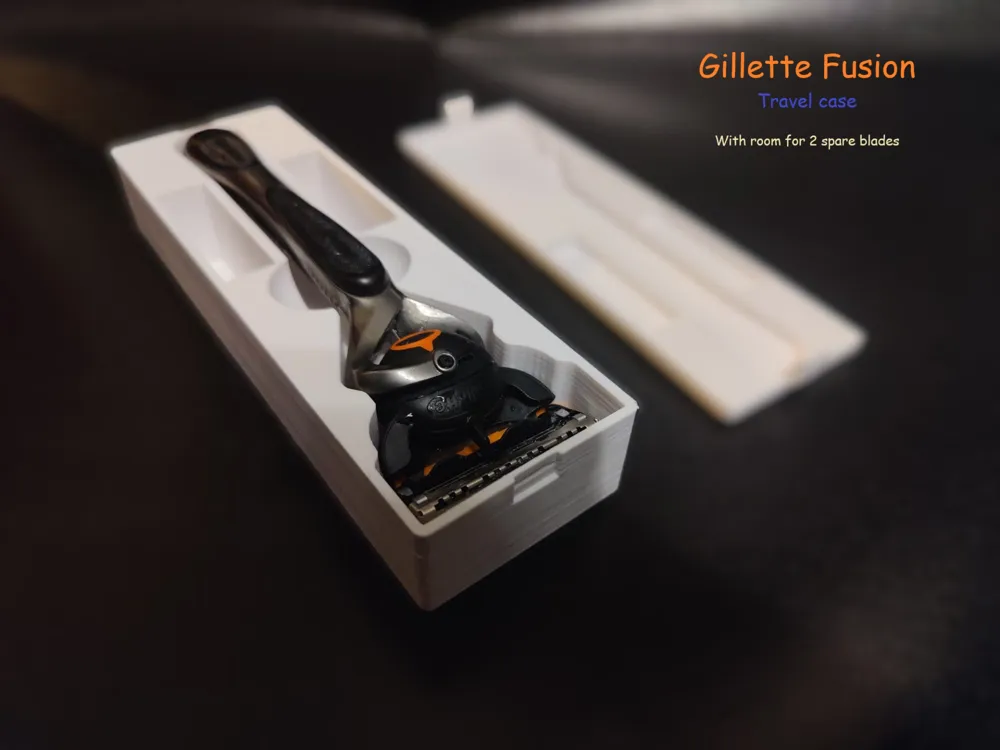 Travel case Gillette Fusion razor by Oddball Design MakerWorld ...