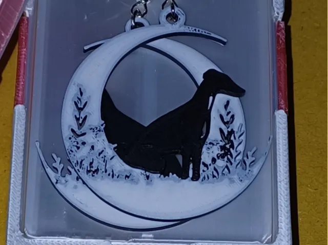 ORECCHINI LEVRIERO E LUNA