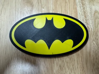 Batman Logo Wall Art (2 Color)