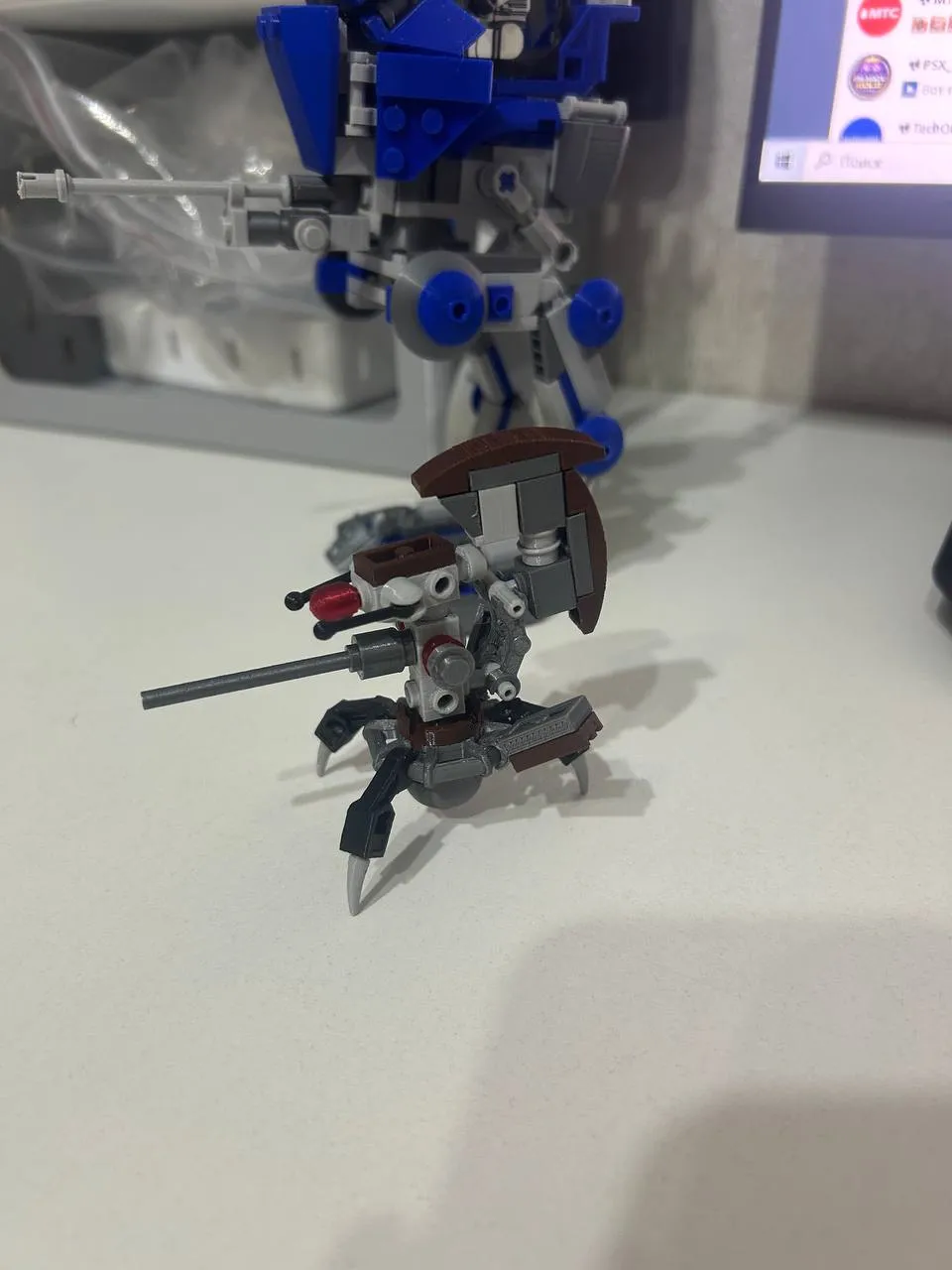 Droydeka Droideka / Sniper Droid Brick Set - Free 3D Print Model - MakerWorld
