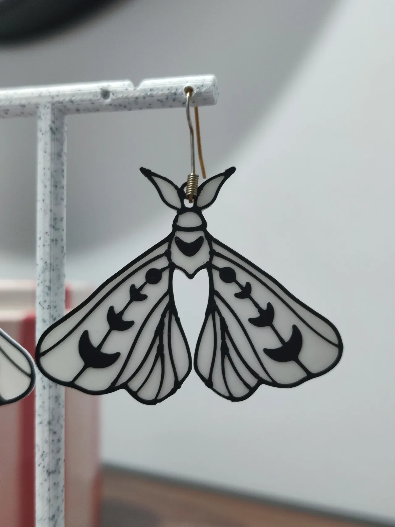 Aretes Polilla de Luna view 3