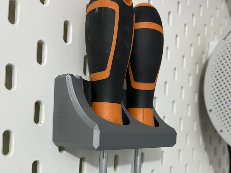 Skadis Heavy Duty Screwdriver Holder Double