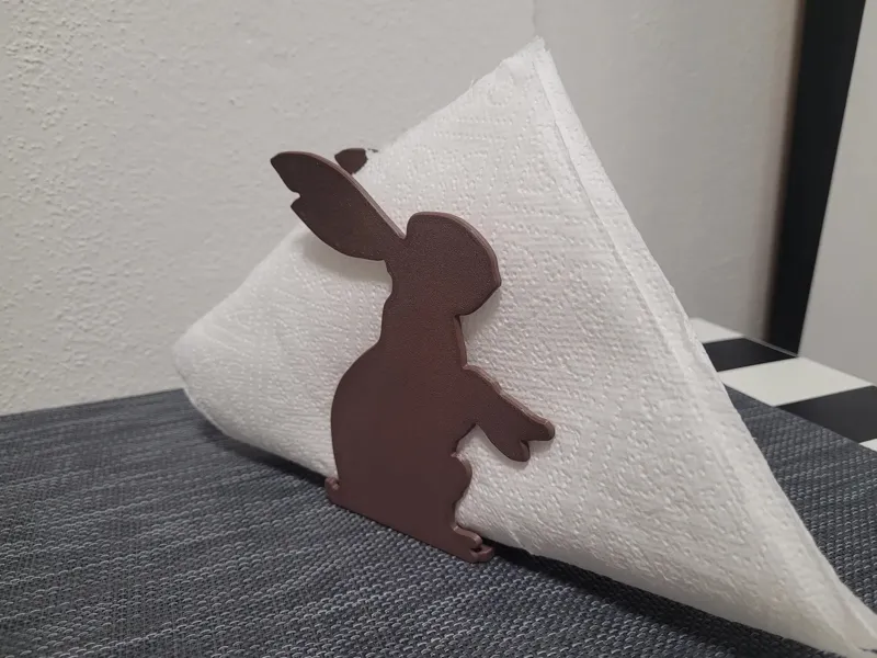 Bunny napkins holder
