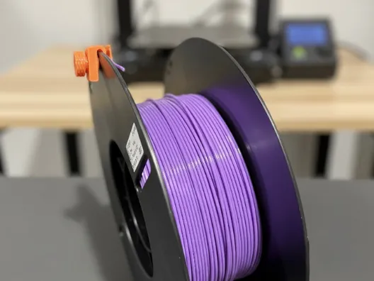 Universal Filament Spool Clip with Locking Screw