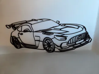 Mercedes AMG GT Black Series Silhouette