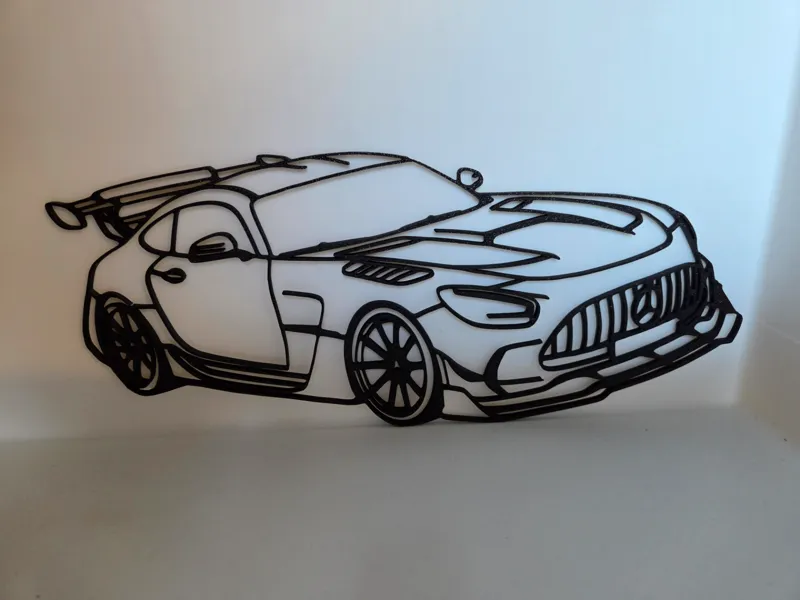 Mercedes AMG GT Black Series Silhouette