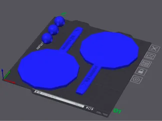 V2 Mini Table Tennis Set (improved grip and ball)
