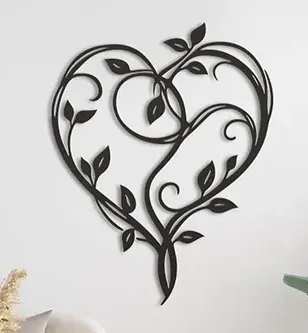 Décoration murale cœur - Fête des mères ou Saint-Valentin