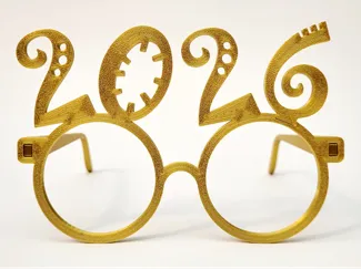 New Year Party Glasses 2025 2026 2 sec change 5>6