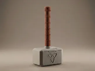 Thor's Hammer - Mijolnir   10x3 magnet