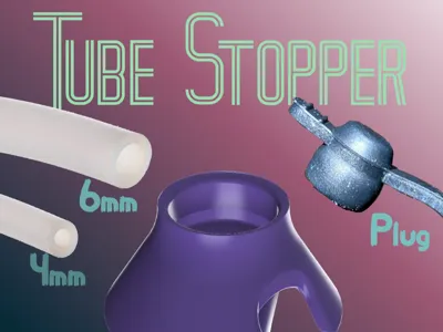 PTFE Tube Adapter Plug for PolyMaker PolyDryer