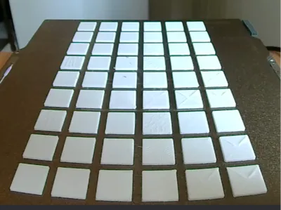 In depth ironing calibration test
