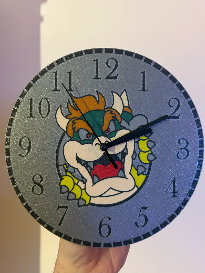 Bowser Clock 20cm 