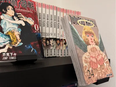 Manga shelf display stand (49 mm thickness)