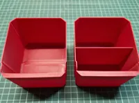 Front Center - with divider / without divider