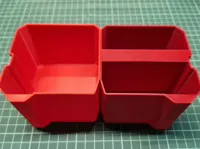 Front Corner - with divider / without divider