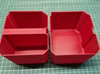 Rear Corner - with divider / without divider