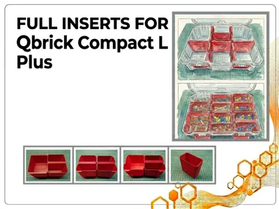 Qbrick Compact L Plus Organizer Inserts