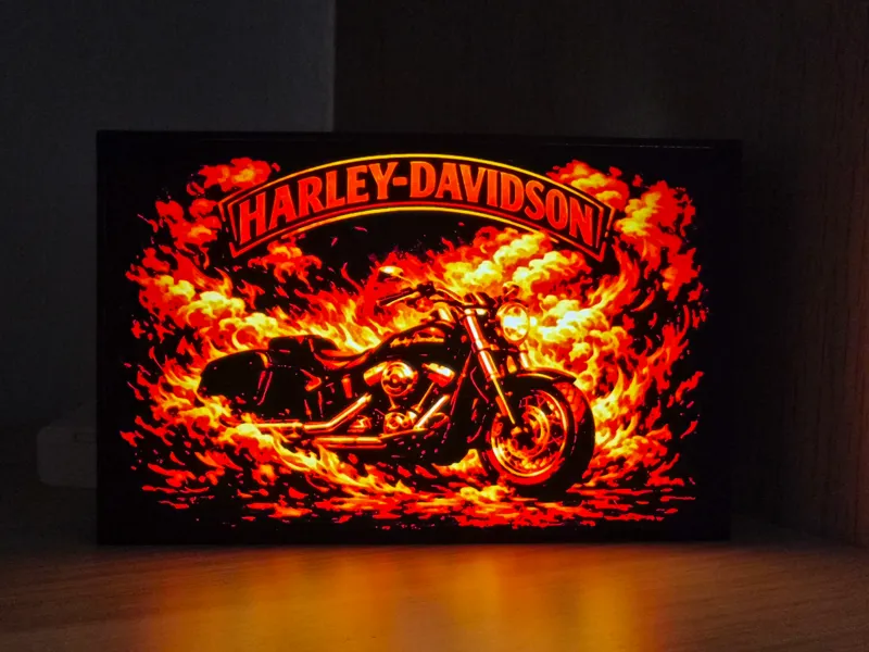 Harley Davidson Lichtbox v2