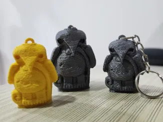 San Agustin escultura keychain