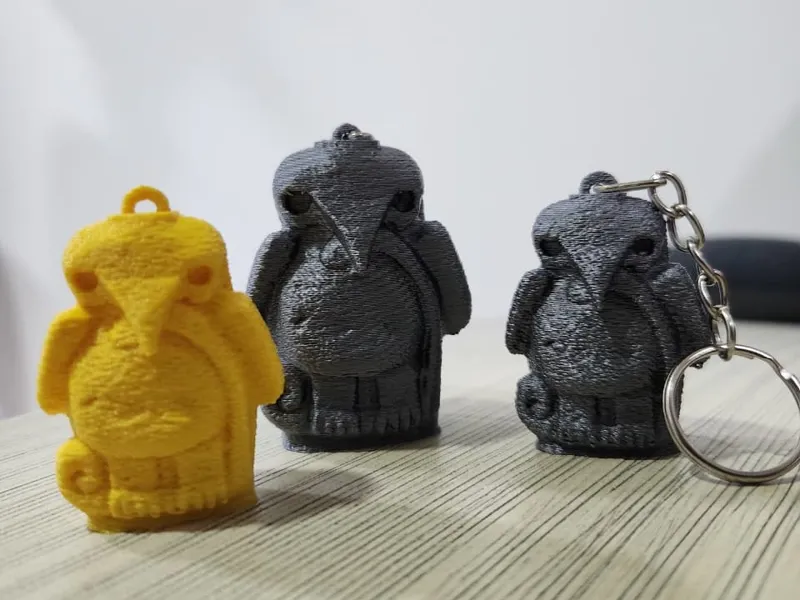 San Agustin escultura keychain