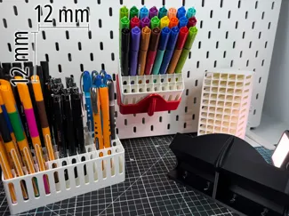 40 or 60 removable Marker/Pen Holder Skadis 12 mm