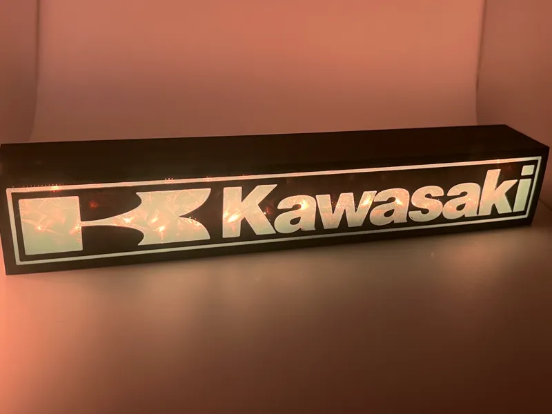 Kawasaki - Light Box Sign