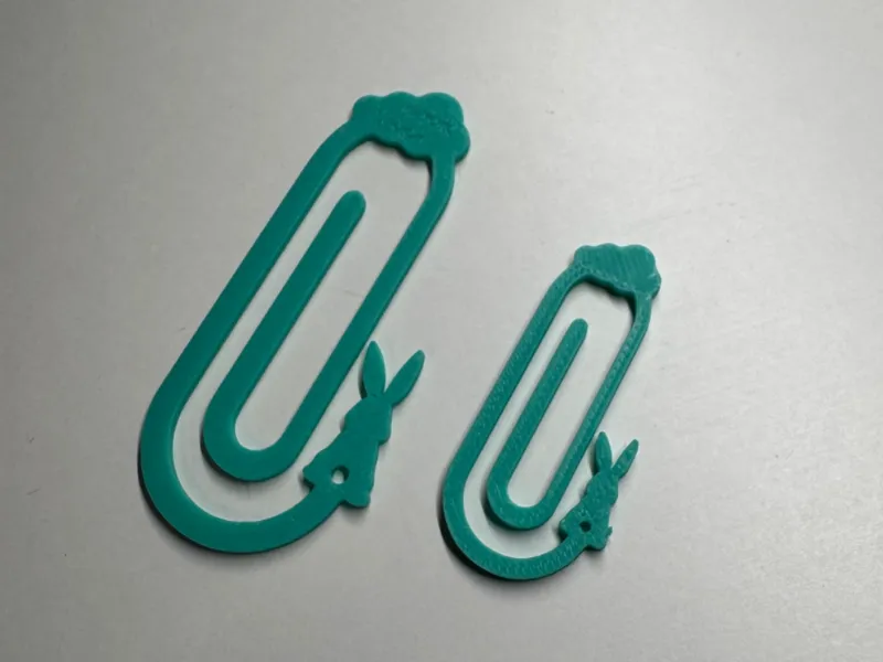 Bunny cloud bookmark