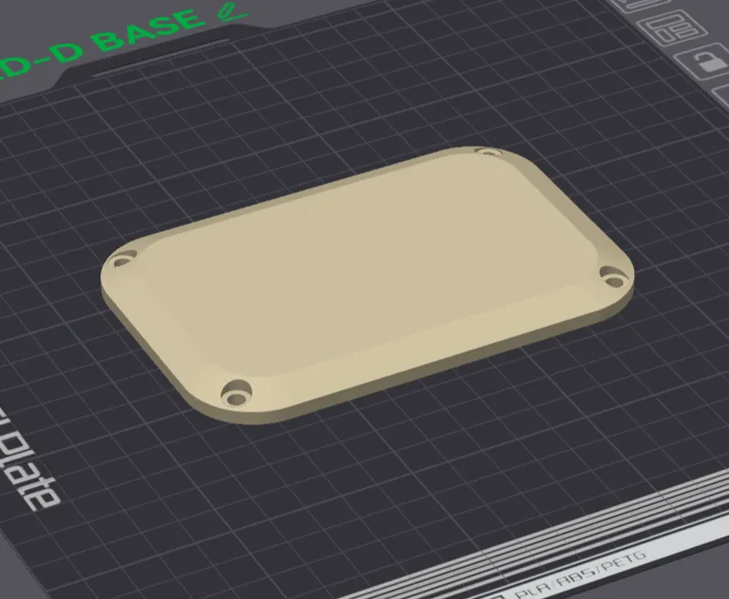 Virpil WARBRD-D  -  Blank Base Plate