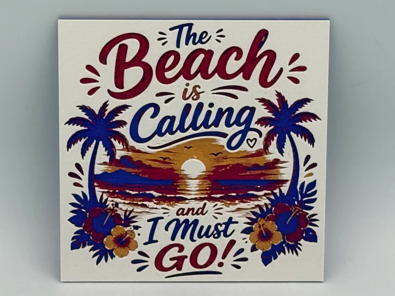 The Beach is Calling Hueforge