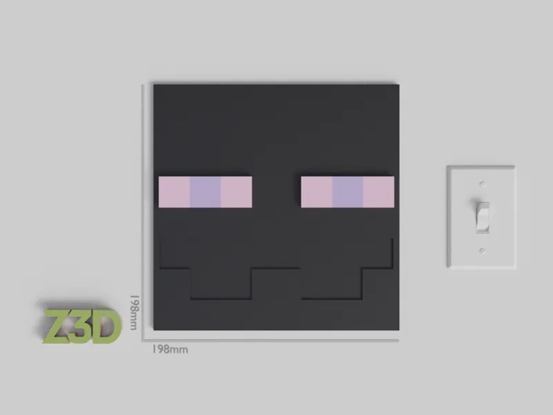 Minecraft Enderman (Wall Decoration - AMS/SPLIT)
