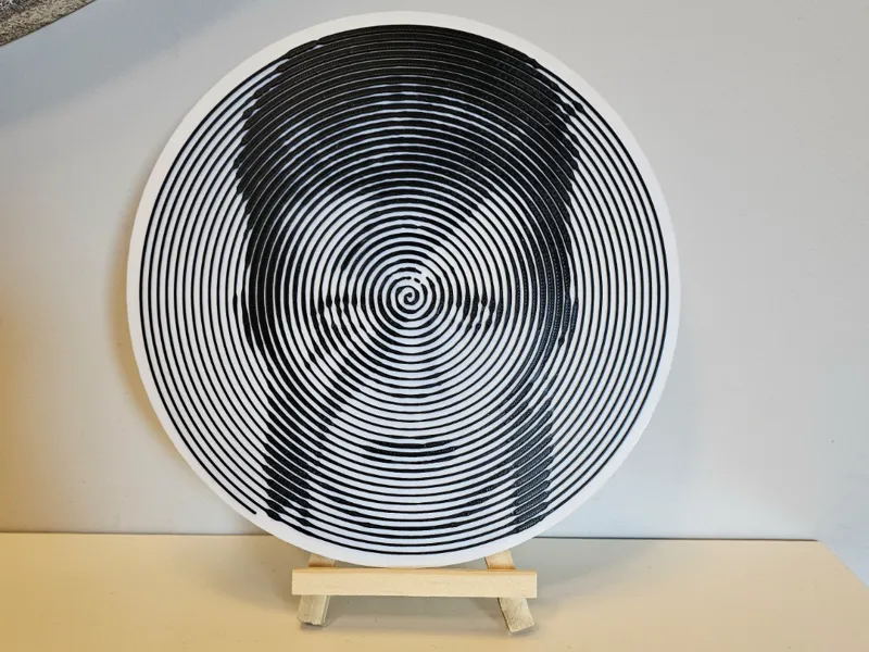 David Bowie Halftone Wall Art by Ikonic3D