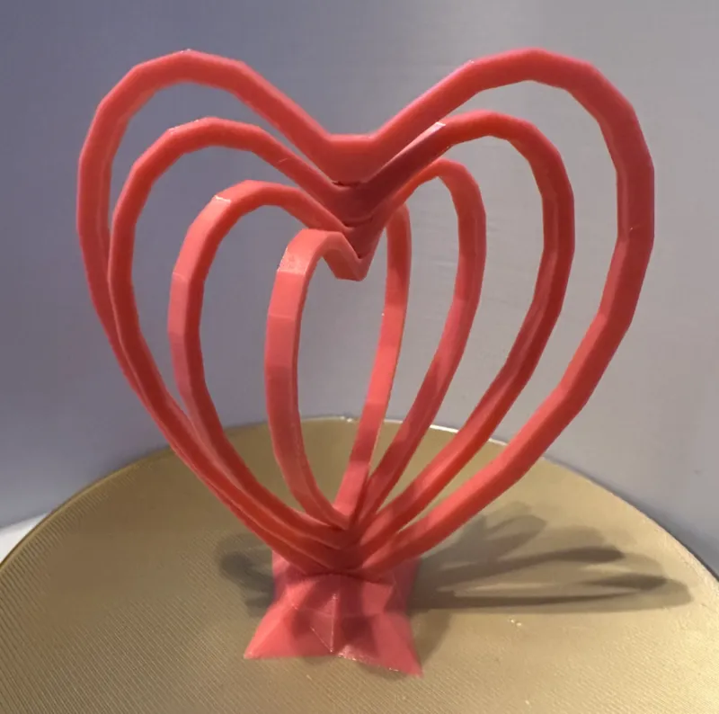 Valentines Heart Gyroscope