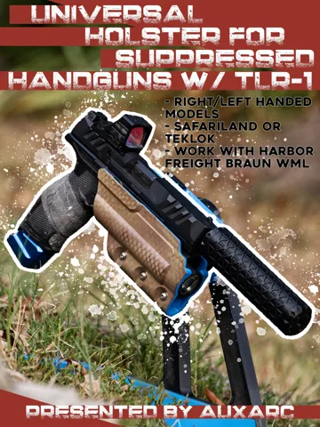 Soporte: Universal Holster for Suppressed Handguns w/ TLR1 — vista de referencia 2