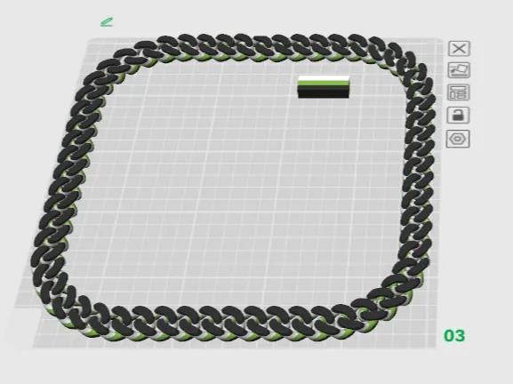 Cuban Chain Full Size Entire Plat