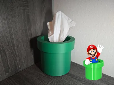Mario Tissue Box Cover