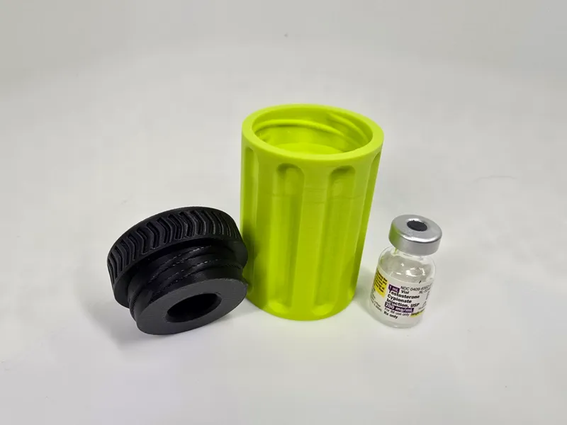 Single 1 mL Testosterone Vial Holder