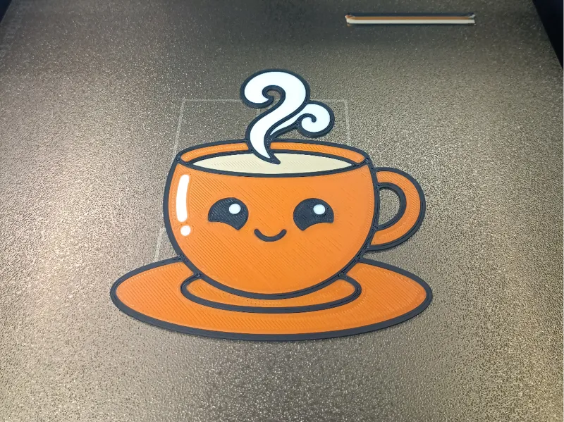 Wall Art / Wall Decal: "Happy Cup"