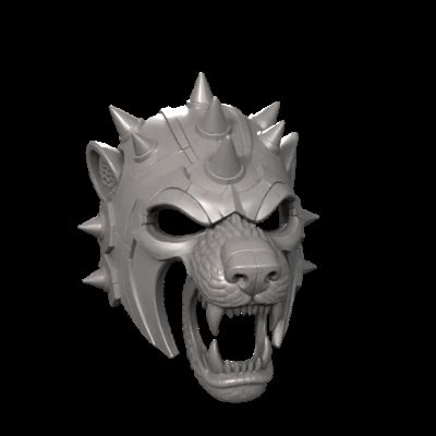 Bear head gladiator mask