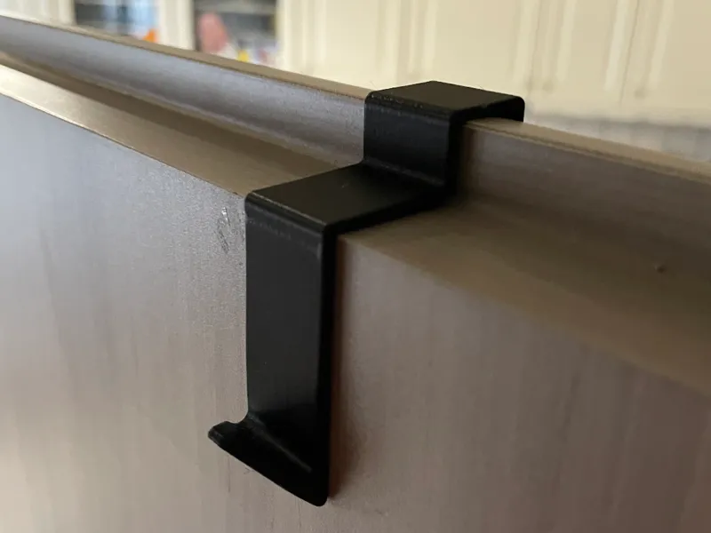 single coat hook for door inside 16mm + 25mm (2mm)