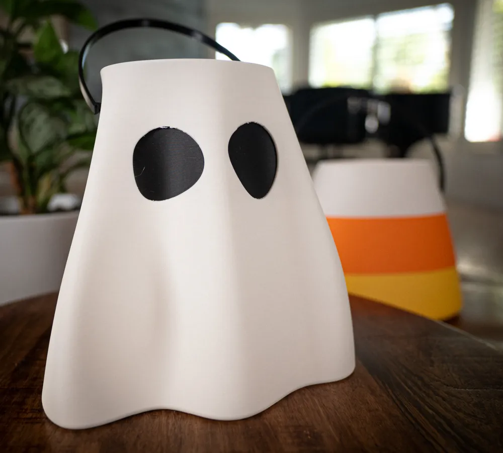 Cute Trick or Treat Ghost Bucket for Halloween by LinsMakerWorld ...