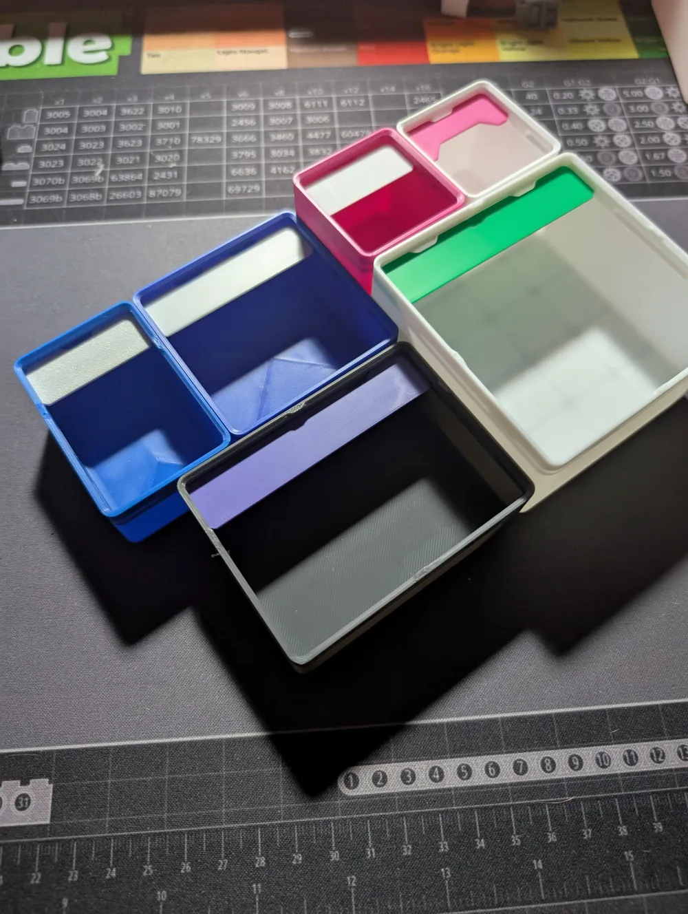 Halfgrid Gridfinity bin interchangeable Flex-Label by Andy MakerWorld ...