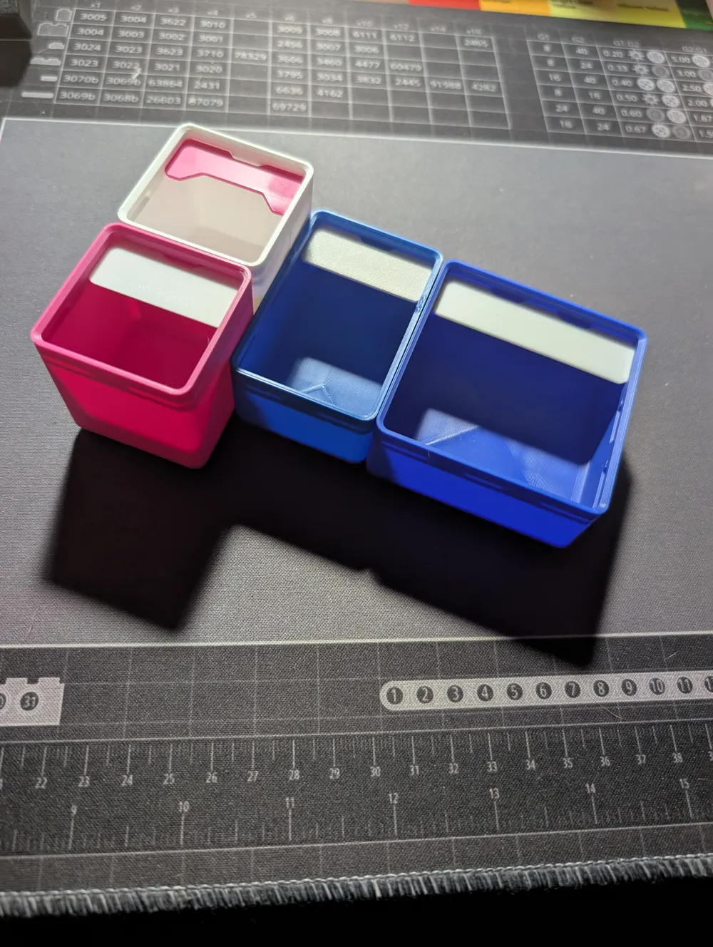 Halfgrid Gridfinity bin interchangeable Flex-Label by Andy MakerWorld ...