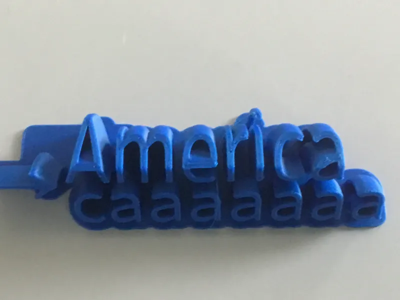 America name plate