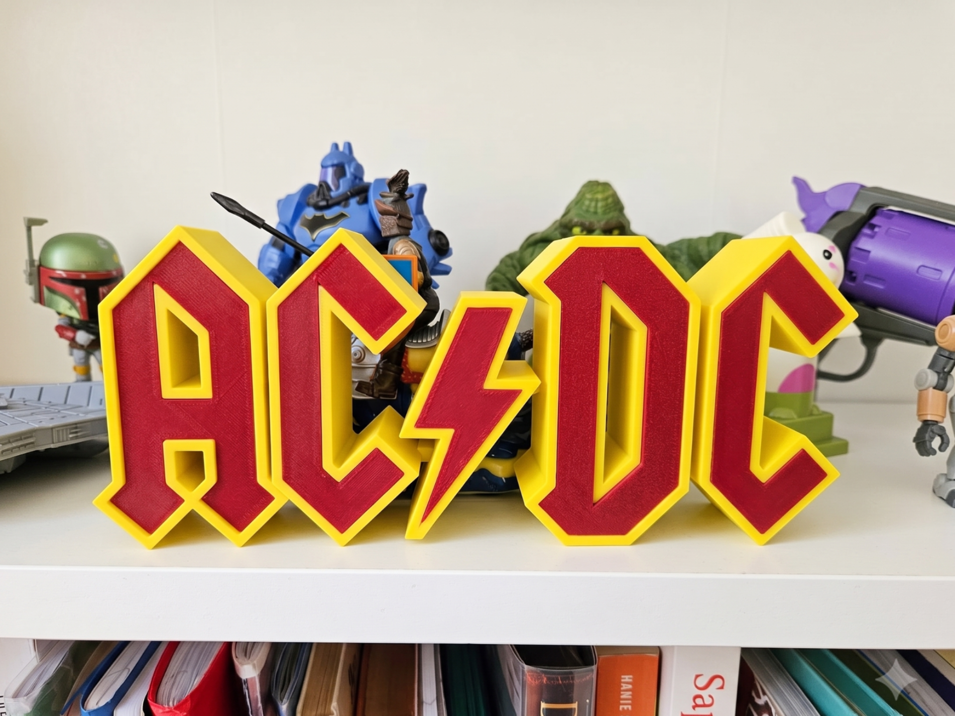 AC/DC 3D Logo Sign Desk & Wall Multi-Color  No AMS