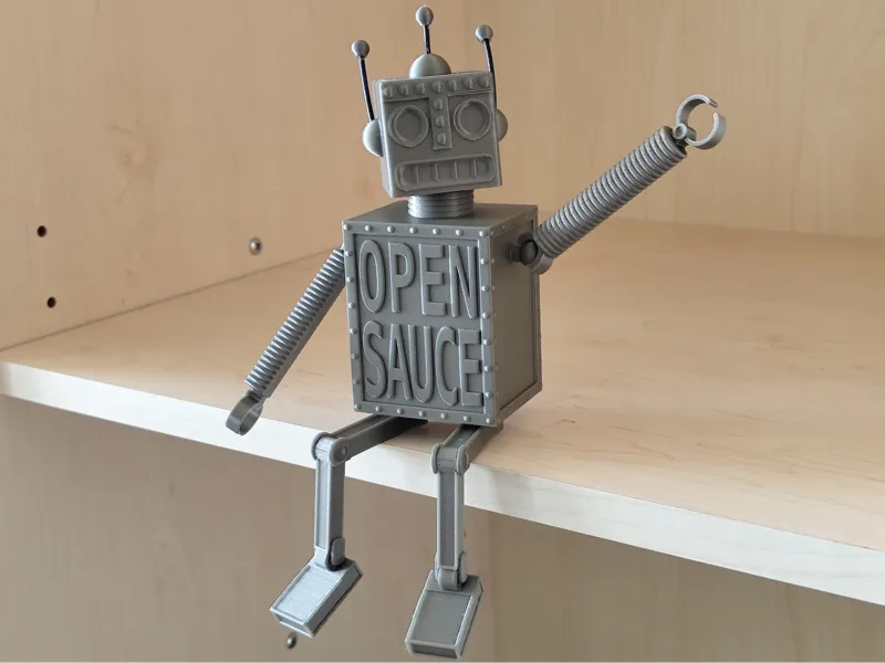 Articulated Toy Robot "Bolt" from Open Sauce