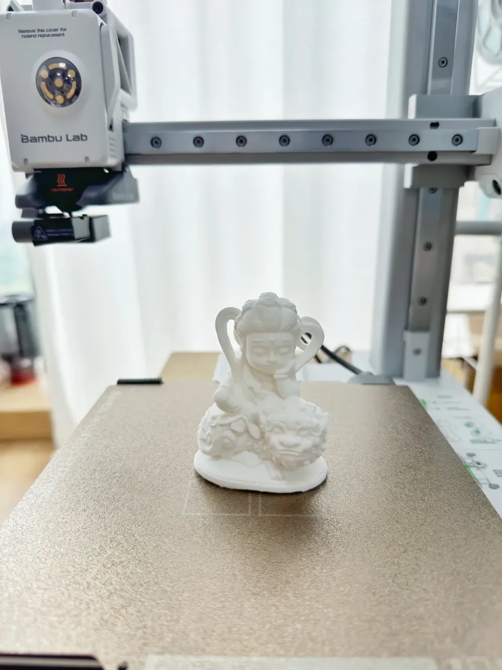 Q版文殊菩萨--每天一个神仙保佑你系列- 免费3D 打印模型- MakerWorld
