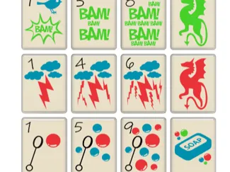 Mahjong Tile Set - Punny