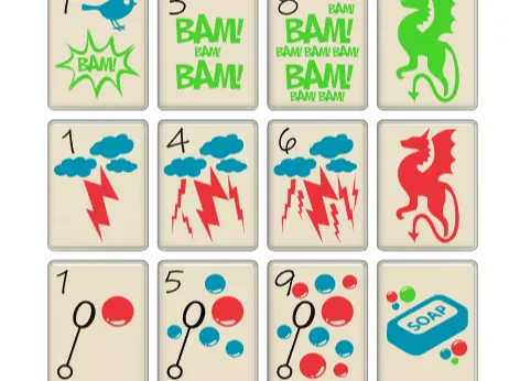 Mahjong Tile Set - Punny